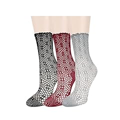 3 Pair-ruffle Fishnet