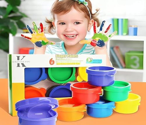 Buy dabble Non-Toxic Finger Paints | Washable Paints For Toddlers | 1.5 ...