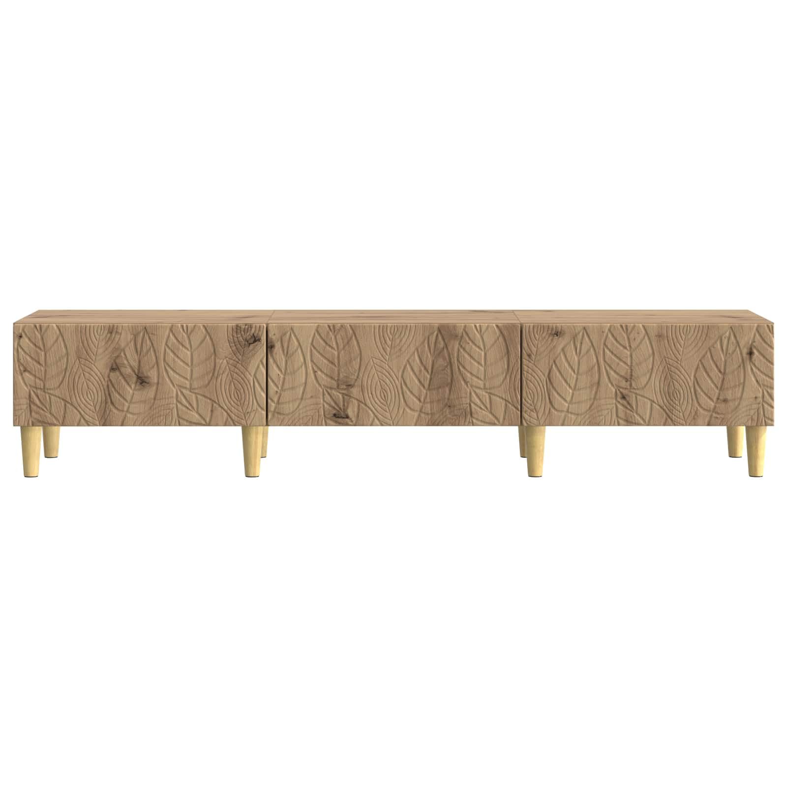 Hothingwell TV-Bank, 147 x 34,5 x 30 cm, aus Holz | Vintage-Stil; Aufbewahrungsschubladen; einfache Pflege mit feuchtem Tuch; für Wohnzimmer