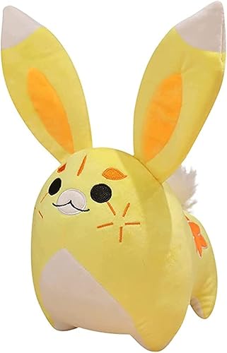 Genshin Impact Yaoyao - Juguete de peluche de conejo de laurel de 13.8 pulgadas, figura de anime, regalo de peluche suave para los fanáticos del