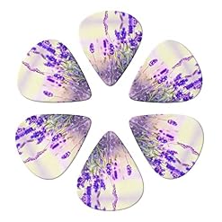 Ensemble de 6 médiators de guitare fleur de lavande pour guitare acoustique, guitare électrique, basse, ukulélé – fin… - Les Beatles, Paul McCartney, John Lennon, RIngo Starr, George Harrison Ensemble de 6 médiators de guitare fleur de lavande pour guitare acoustique, guitare électrique, basse, ukulélé - fin… – Image 4