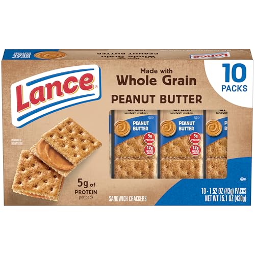 Lance Baked with Whole Grain Peanut Butter, 10 Count 1.52 Oz