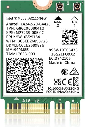 Amazon | Intel Wi-Fi 6E AX210NGW 無線LAN M.2 WiFi ワイヤレスカード