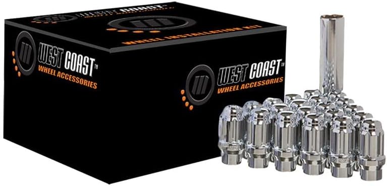 W56015SE 12 mm X 1.5" Spline Extended Length Wheel Lug Nut Installation Kit - 6 Lug