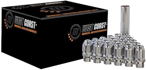 W56015SE Kit de instalación de tuercas de rueda de longitud extendida de 0.472 in x 1.5 pulgadas, 6 lengüetas