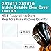 30 PCS 231411 231410 Inside Outside Clear Cover Lens Kit Fits for Miller Pro Hobby Series, Flexible & Long-lasting (15 Inside, 15 Outside)