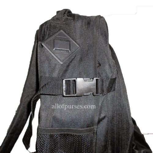 Mochila deportiva negra tipo riñonera LOEM miniatura 4