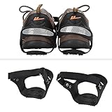 Jelquix 1 Pair Anti Slip Ice Cleats, 5 Teeth Crampons...