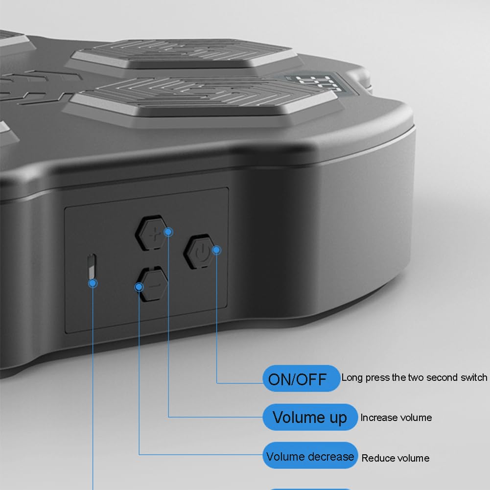 Music Boxing Machine, Musica elettronica Boxing Machine, Musica elettronica da parete Attrezzatura per l'allenamento, Divertimento elettronico intelligente Bluetooth montato a parete Boxing Tr