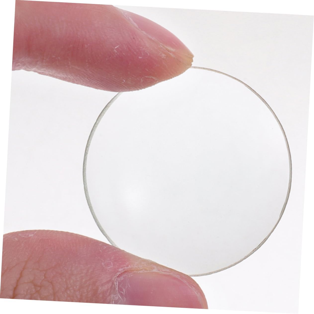 2pcs Double Convex Lens 30mm Diameter 50mm Focal Length Optical Glass for Physics Experiments and Educational Tools