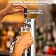 VEVOR Kegerator-Bierturm-Kit, Einzelzapfhahn-Bierumrüstsatz, Edelstahl-Fass-Bierturm-Zapfanlage mit Doppelmessgerät W21.8-Regler und S-System-Fasskupplung für Partys zu Hause