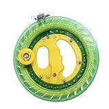 ZS-Juyi 22CM Lock Green Winding Machine Fishing Reel Kite Line Professional Outdoor with 450 Flying Line String Flying Tools (Green, 22cm)