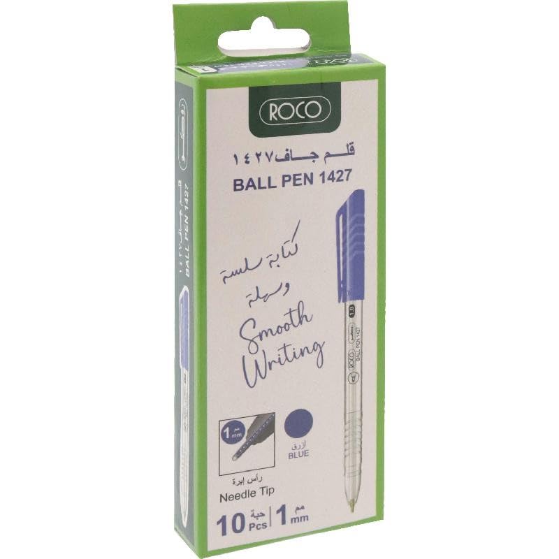 Roco 1427 1mm Ballpoint Pen 10-Piece Set Blue