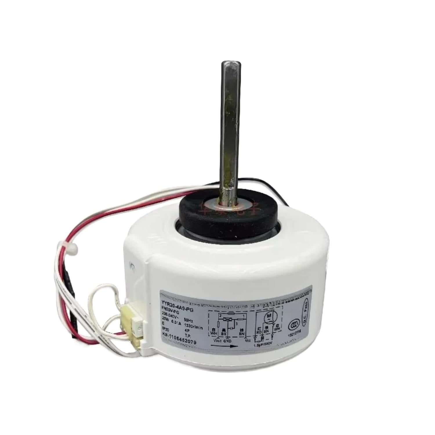 Replacement Air Conditioner Internal Fan Motor for Gree FN20V-PG YYR20-4A9-PG 220-240V 20W 1330RPM