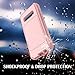 WeLoveCase for S10 Plus Wallet Case Defender Wallet Card Holder Cover with Hidden Mirror Three Layer Shockproof Heavy Duty Protection All-Round Armor Protective Case for Samsung Galaxy S10+, Pink