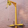 KIRANDY Air Conditioner Outdoor Unit Manual Crane Tool, Folding Hanger + Hand Winch, with 66FT Rope, Installation Lifting Tool