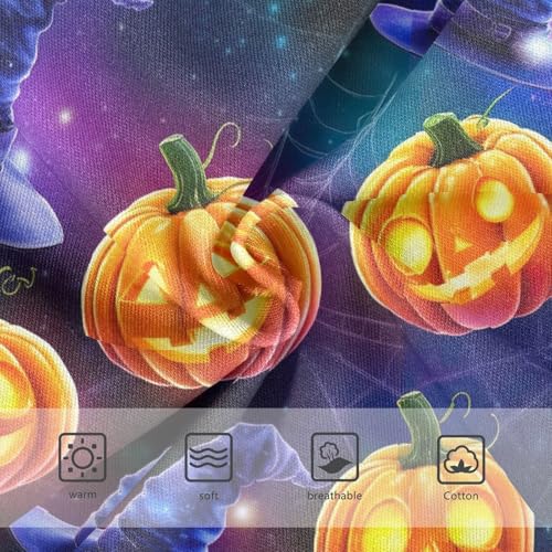 Joisal Fun Girls Underwear Toddlers 2t Cotton Panties Little Girl Halloween Pumpkins Purple Cap Kids Undies Briefs3