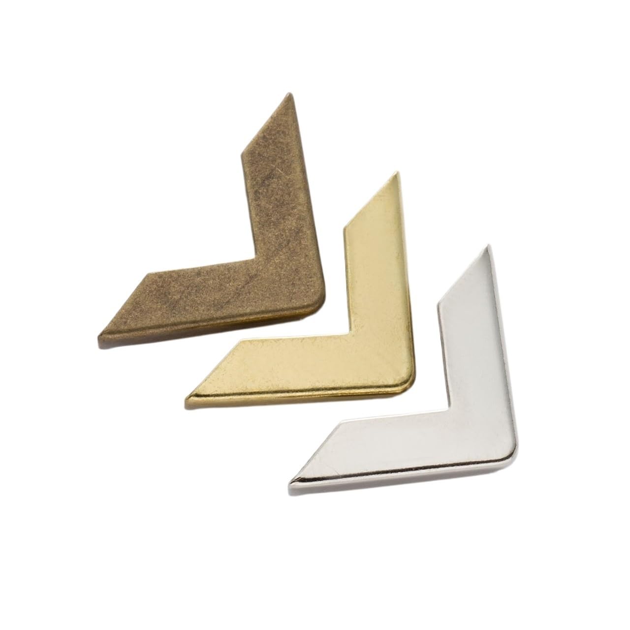 Ochraniacz narożników, Ochraniacz narożników książ Książki Scrapbooking Albumy Menu Teczki Pudełka Torby Metalowe narożniki ochronne Bok 17mm(Gold,100PCS)