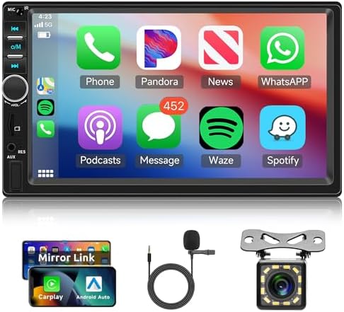 Stereo Ricevitore Per Auto Doppio Din: CarPlay Albania - Foto 3