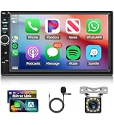 Amazon.co.jp: カーオーディオ2 Din カーステレオ CarPlay＆Android