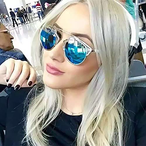 Small Round Sunglasses Men Women Mirror Lady Female Sun Glasses Cat Eye4