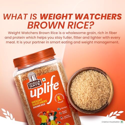 Image of India Gate Weight Watchers Special Brown Rice 1Kg (Pack of 2)