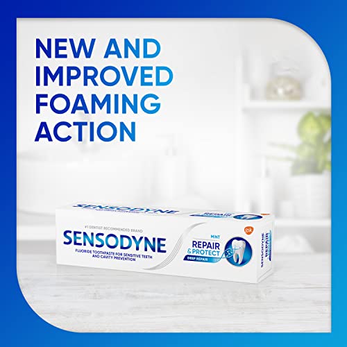 Image of Sensodyne Repair & Protect Toothpaste 100G(Pack Of 1)-Northwoodsensitivity Relief,Strengthening,Whitening,Freshening,Cavity Protection,Gum Protection,Tooth Decay Prevention, Tooth Decay Prevention