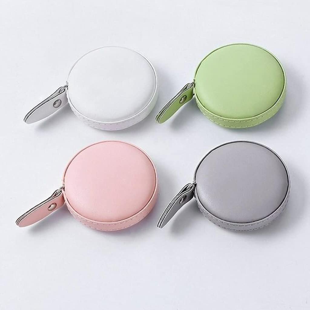 Solid Color Tape Measure Portable 1.5m Retractable Ruler Cm Inch, Multifunctional Small
