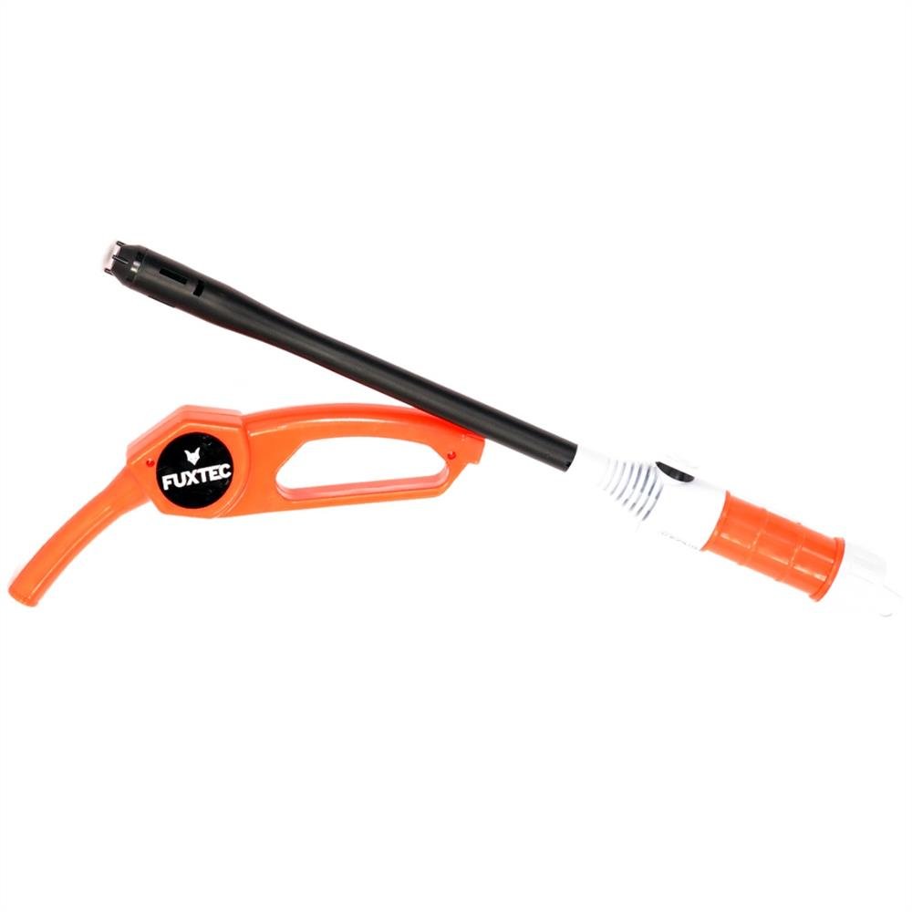 Pompe d'Aspiration FUXTEC FX-​BP71 Transvasement Diesel Station De Pompage Essence Tondeuse A Gazon