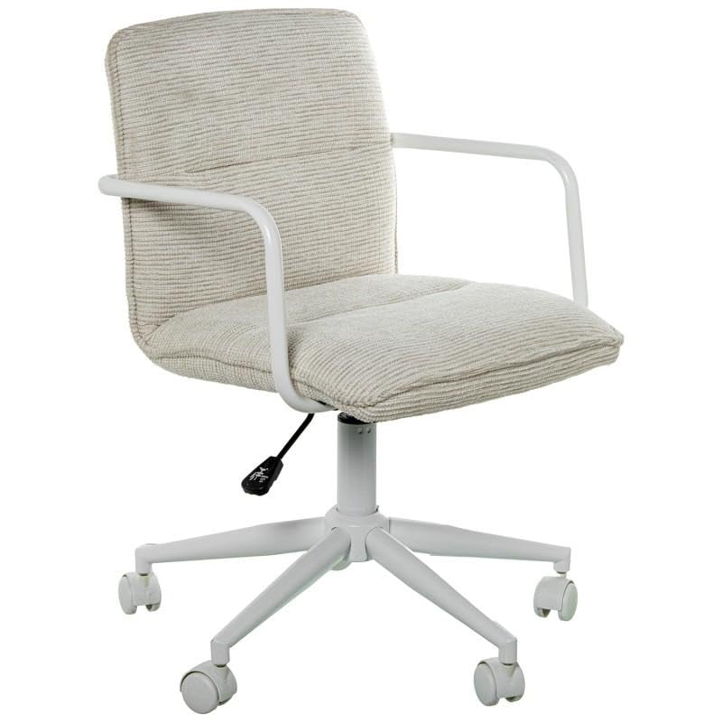 Chaise pivotante réglable en hauteur avec roulettes pour soulager le dos