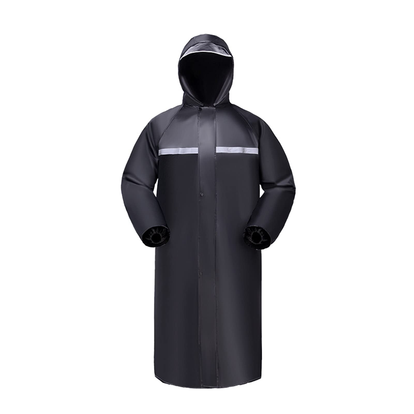 YXYECEIPENO Men's Waterproof Work Clothes Adult One-piece Raincoat Reflective Poncho Bright Reflective, Night Protection, Day And Night Work And Wearable