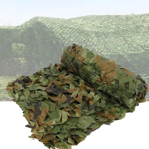 Générique Filet De Camouflage Réseau De Militaires Woodland, 2x2m 3x4m 4x5m Forêt Extérieur Chasse Filet De Camouflage, 210D Oxford Toile Camouflage pour...