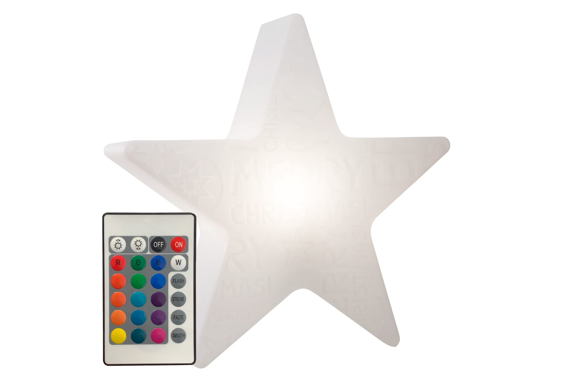 Decorazione natalizia, Merry Christmas, bianco 6W