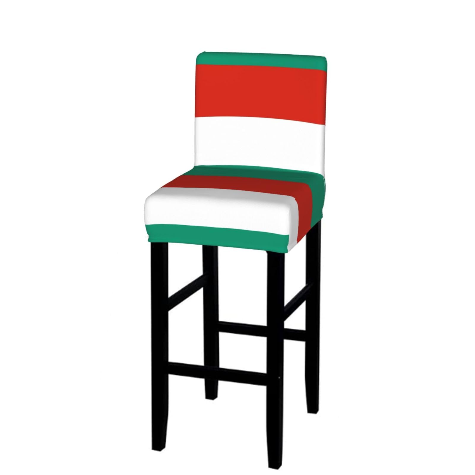 Flag of Bulgaria Bar Stool Cover-Stretchy Chair Slipcover for Kitchen