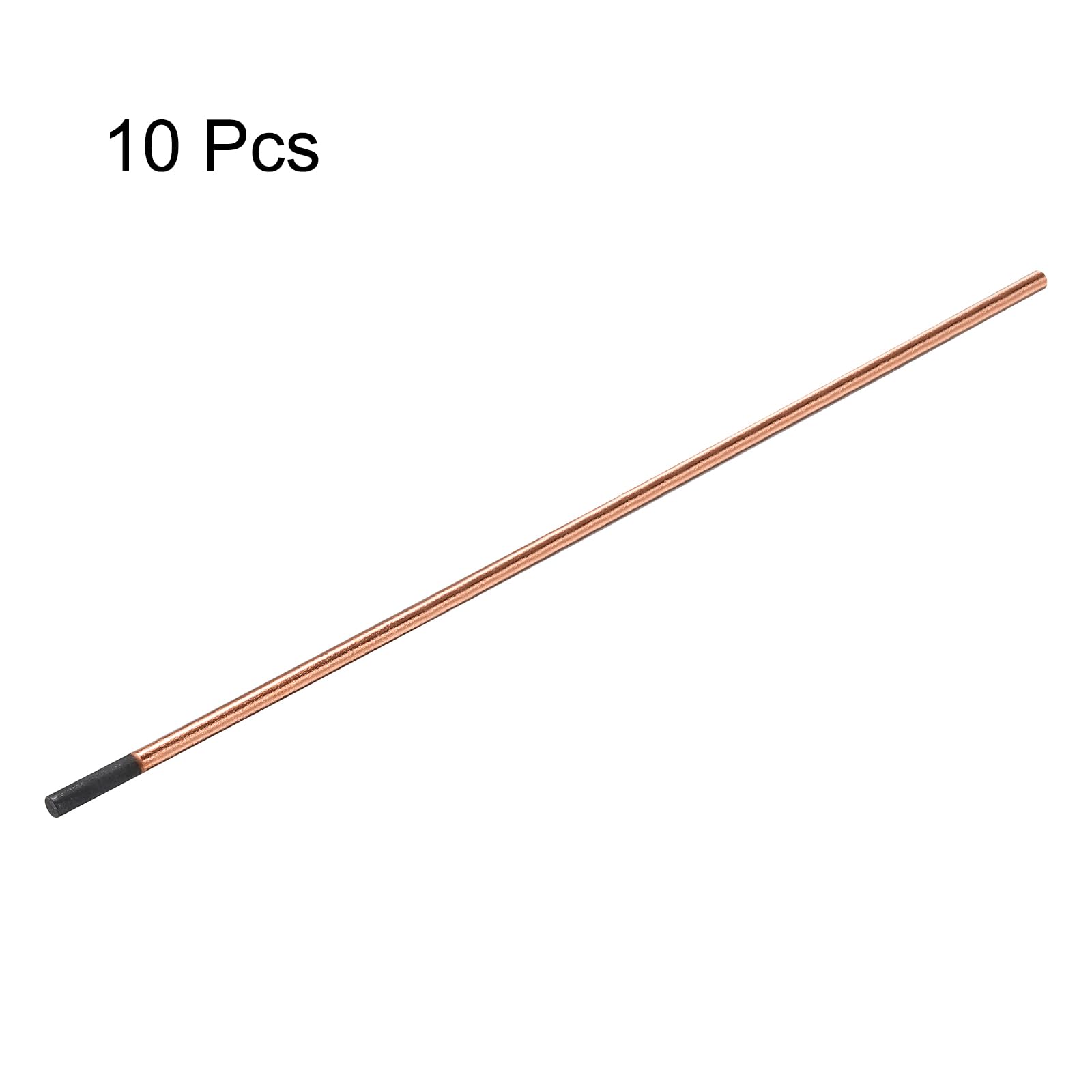 PATIKIL 10pcs 6mmx355mm(1/4"x14") Carbon Arc Air Gouging Rods Copper Graphite Coated Gouging Electrode Rods for Welding - Image 3