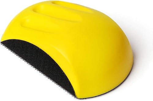 Miniatura 4 de Ratón de lijado de 5 pulgadas, 2 unidades, gancho y lazo, bloque de lijado a mano para restauración de muebles de madera, hogar, artes y automóviles