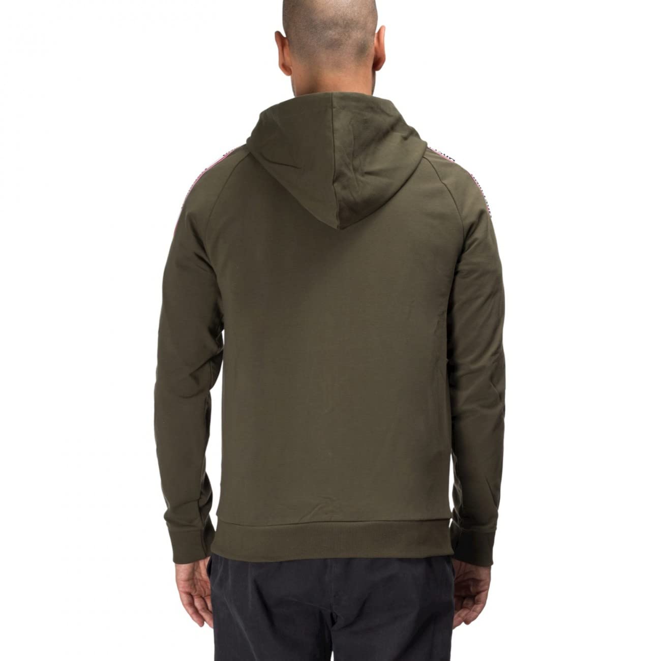 MOSCHINO Felpa uomo Zip e Cappuccio Logo Verde E23MO15 A1702 8104