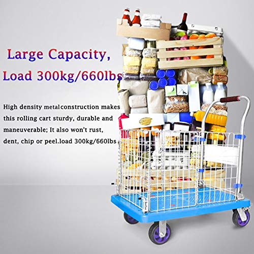 Carretilla plegable multiusos resistente 300kg miniatura 4