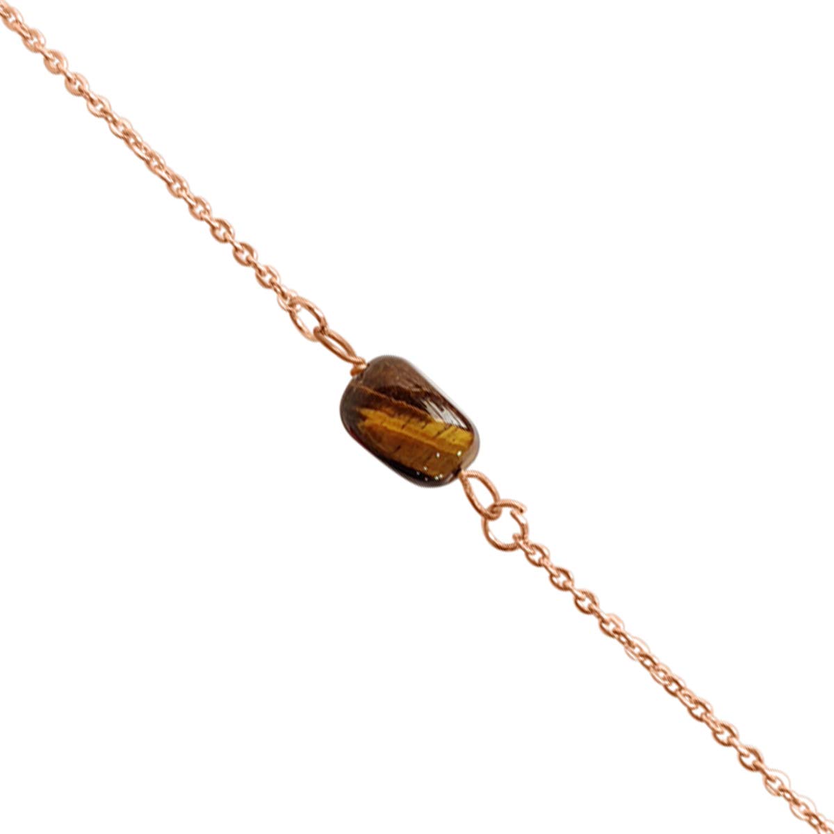 Shubhanjali Tiger Eye Crystal Bracelet 1 Pcs | Tiger Eye Single Tumble Stone Bracelet for Girls Women | Healing Tumble Beads Bracelets for New Year Christmas Gifting (B08TRF89LK) Amazon Price History, Amazon Price Tracker