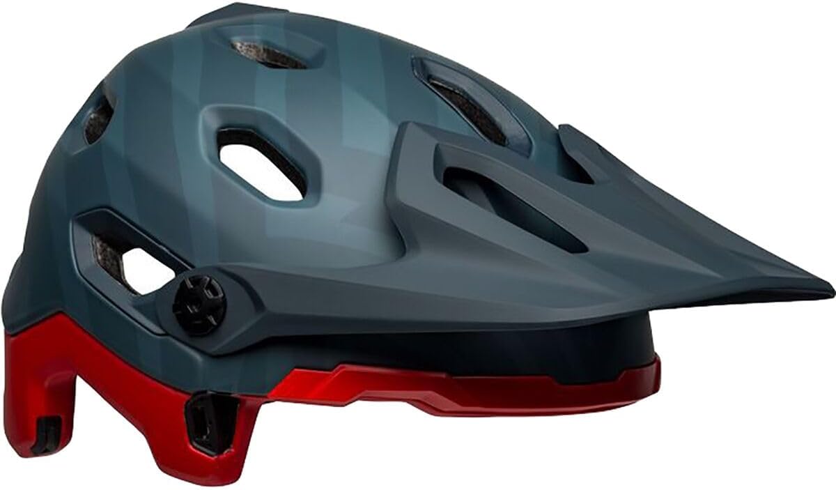 Bell Bike Super Dh MIPS Spherical Bicycle Helmets Prime Matte Blue/Crimson Small - Image 8