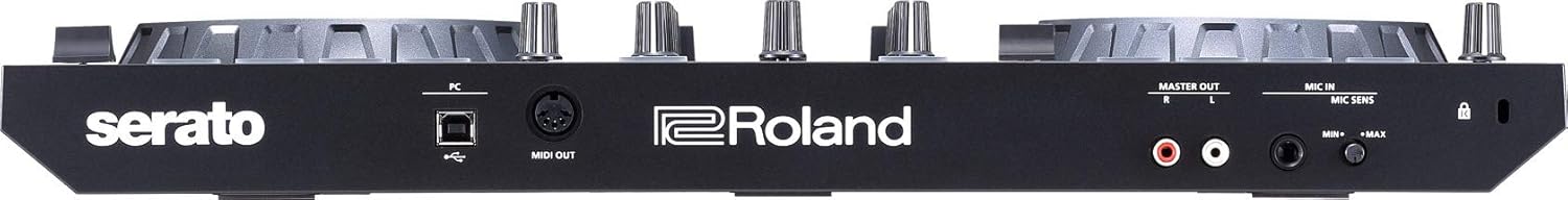 Roland DJ-202 DJ Controller Bundle with Stand, Headphones, and Austin Bazaar Polishing Cloth