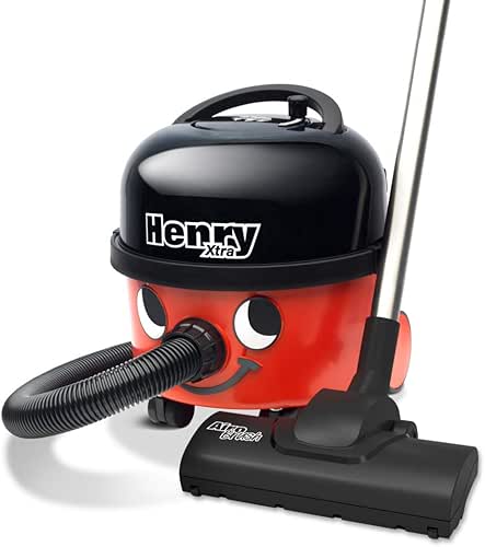 Numatic 908415 Henry Xtra HVX160-11 Aspirateur traîneau avec Sac Rouge