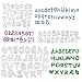 3 Set Fustelle Metallo Alfabeto Stampi Lettere Taglio Numero Cutting Dies Decorazione Fai da Te per Scrapbooking Album Mestiere Biglietti d’invito Goffratura