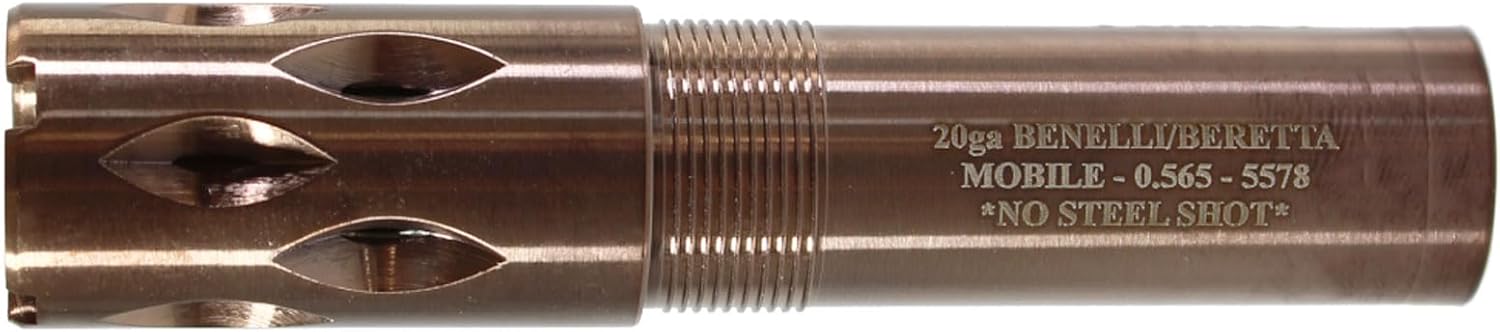 Patternmaster Code Black Turkey .565 20 Gauge Hunting Shotgun Accessory Durable 17-4 Stainless Steel Ported Choke Tube | Effective Range Up to 70 Yards