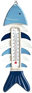 Alipis Nautical Temperature Gauge: Wall Hanging Temperature Meter Indoor Outdoor Ornaments for Patio Garden Living Room Porch Decor