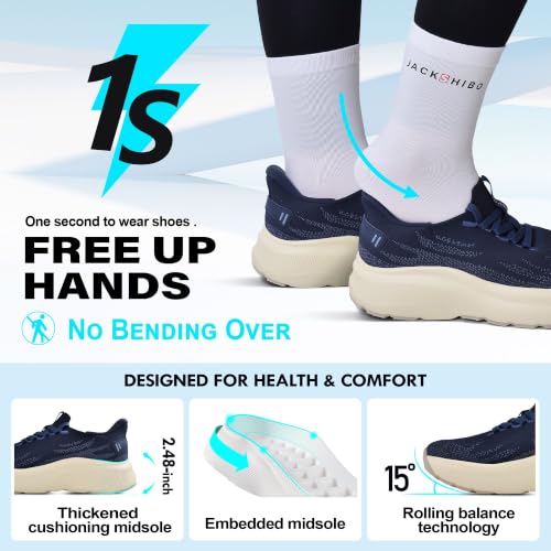 JACKSHIBO Wide Toe Box Sneakers Women Plantar Fasciitis Orthopedic Shoes by JACKSHIBO - Used condition - Image 5