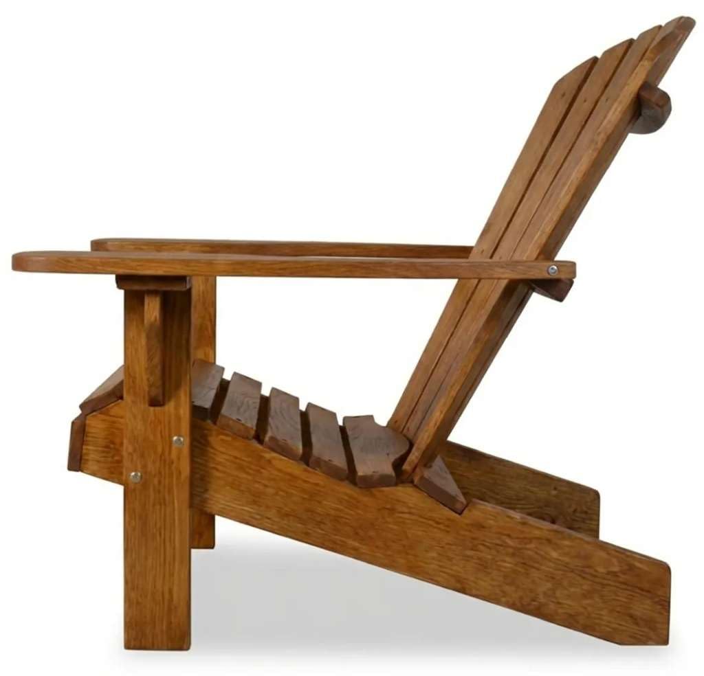 Original Dream-Chairs since 2007 Silla Adirondack Comfort de Luxe en nogal noble