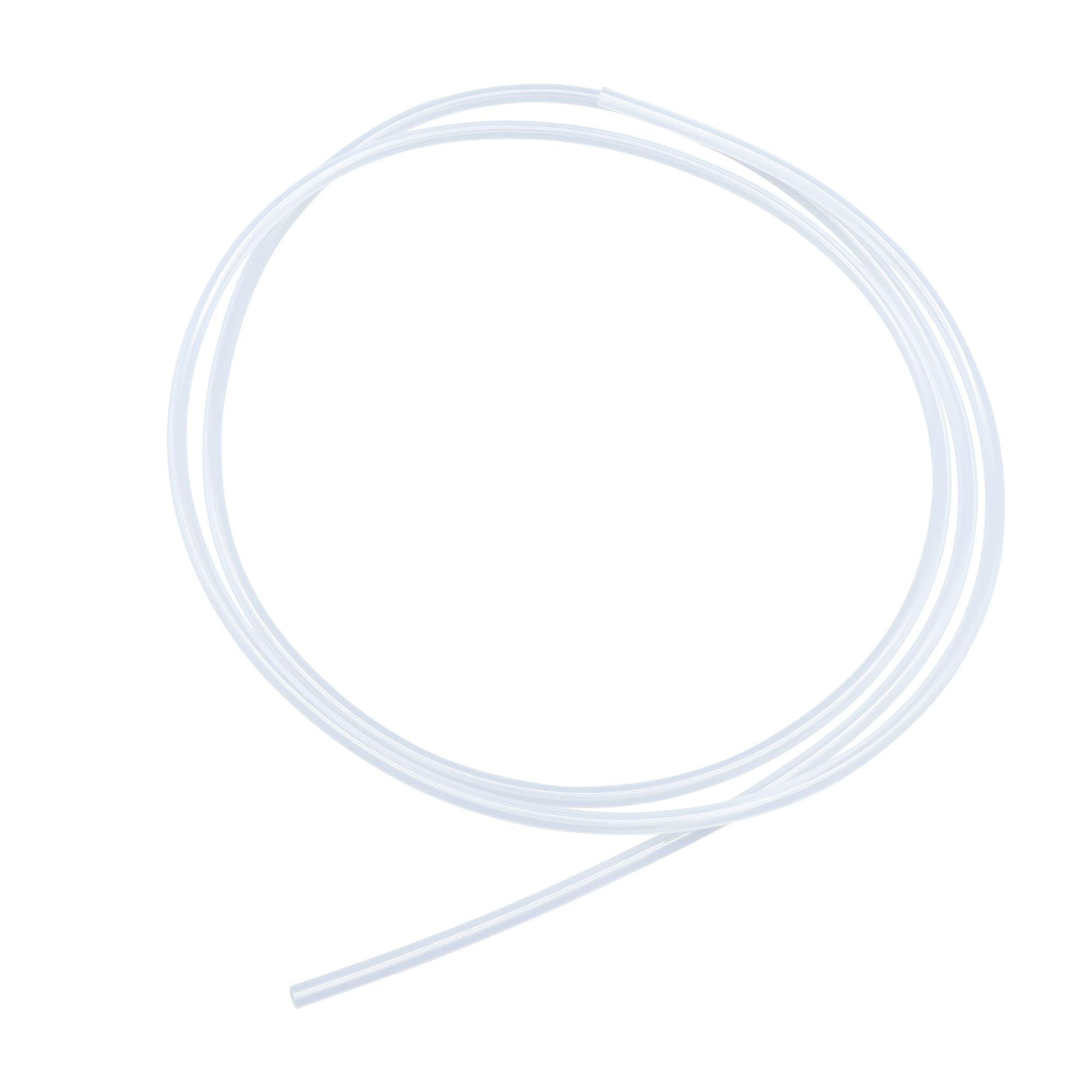 LAVMHAB Silicone Tube Food Grade Hoses 2mm ID x 5mm OD 1.5m (4.9ft), Flexible Silicone Rubber Tubing Water Air Pipes