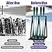 Minglez Indoor Ski Storage Rack Vertical, 1 2 3 4 5 6 Pair Ski Display Stand for Carrier/Organizer/Storage, Floor Standing Longboard Holders with Wheels(Hold 6 pair ski)
