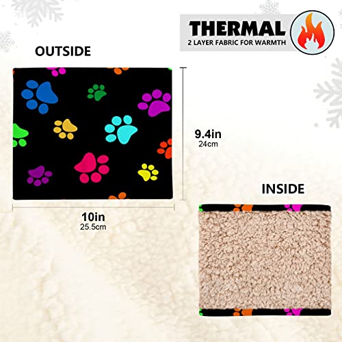 Oyihfvs Men's Cold Weather Neck Gaiter, Cotton Velvet Lining Gaiter Mask, Neck Warmer4